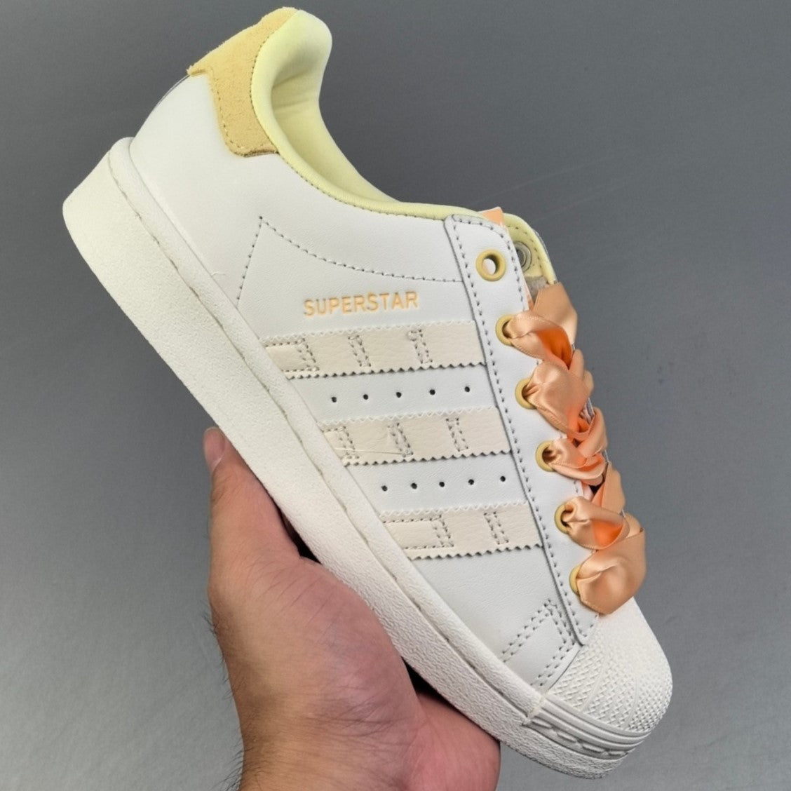 Adidas Originals Superstar | White/Yellow/Orange HL401400721