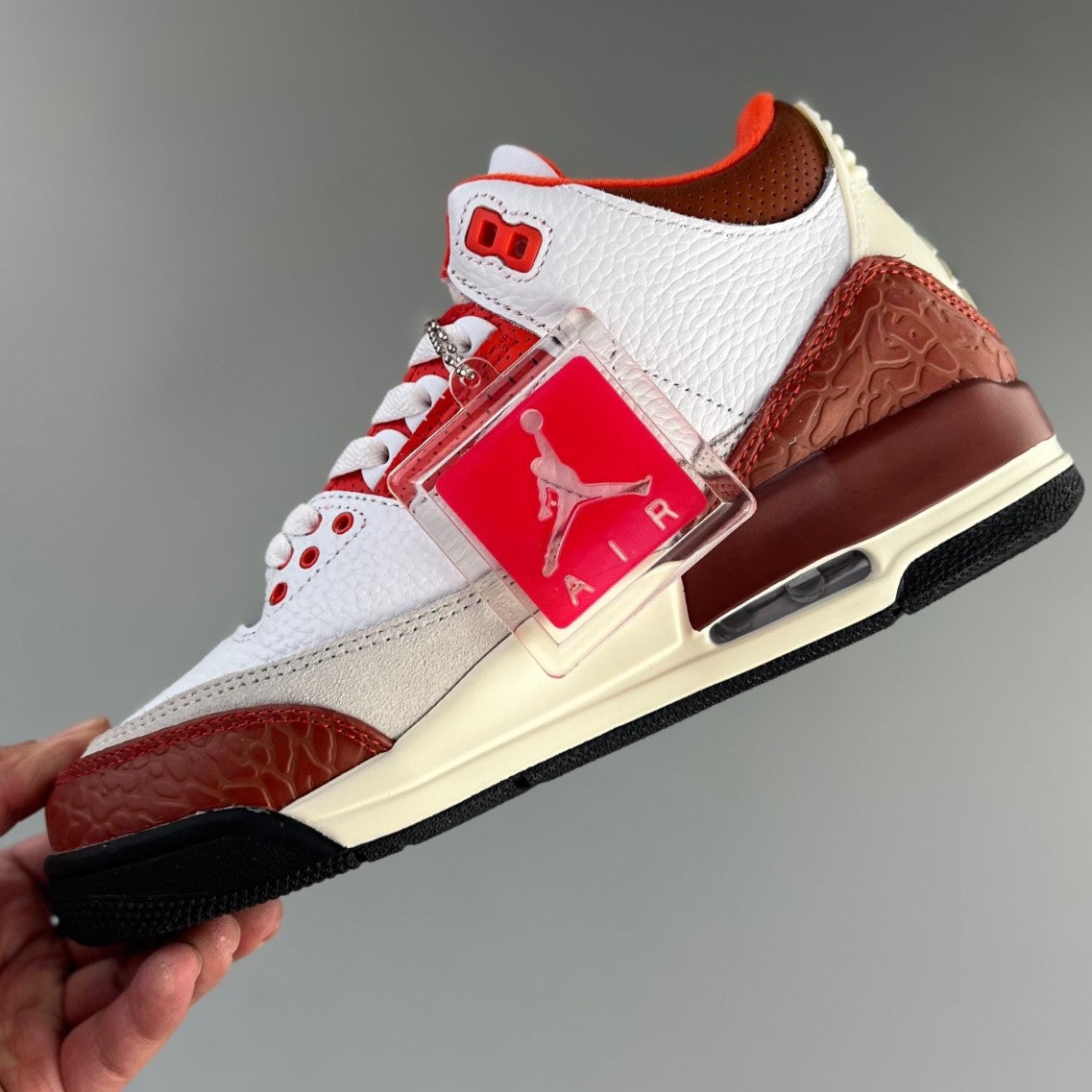 Air Jordan Retro 3 │White/Brown/Red HL162200505