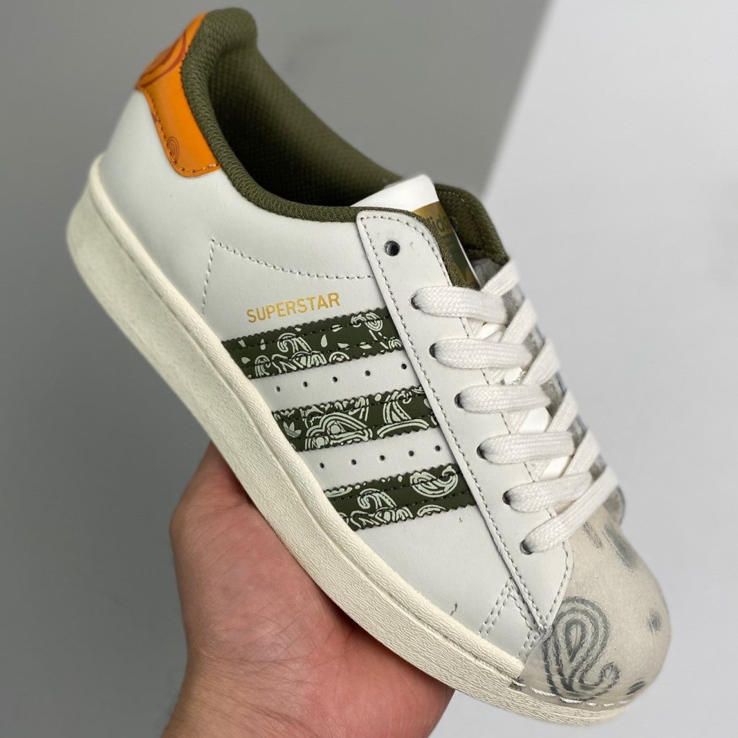 Adidas Originals Superstar Bandana | Off White Focus Orange 03XHLF14