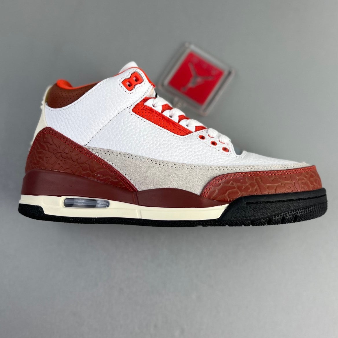 Air Jordan Retro 3 │White/Brown/Red HL162200505