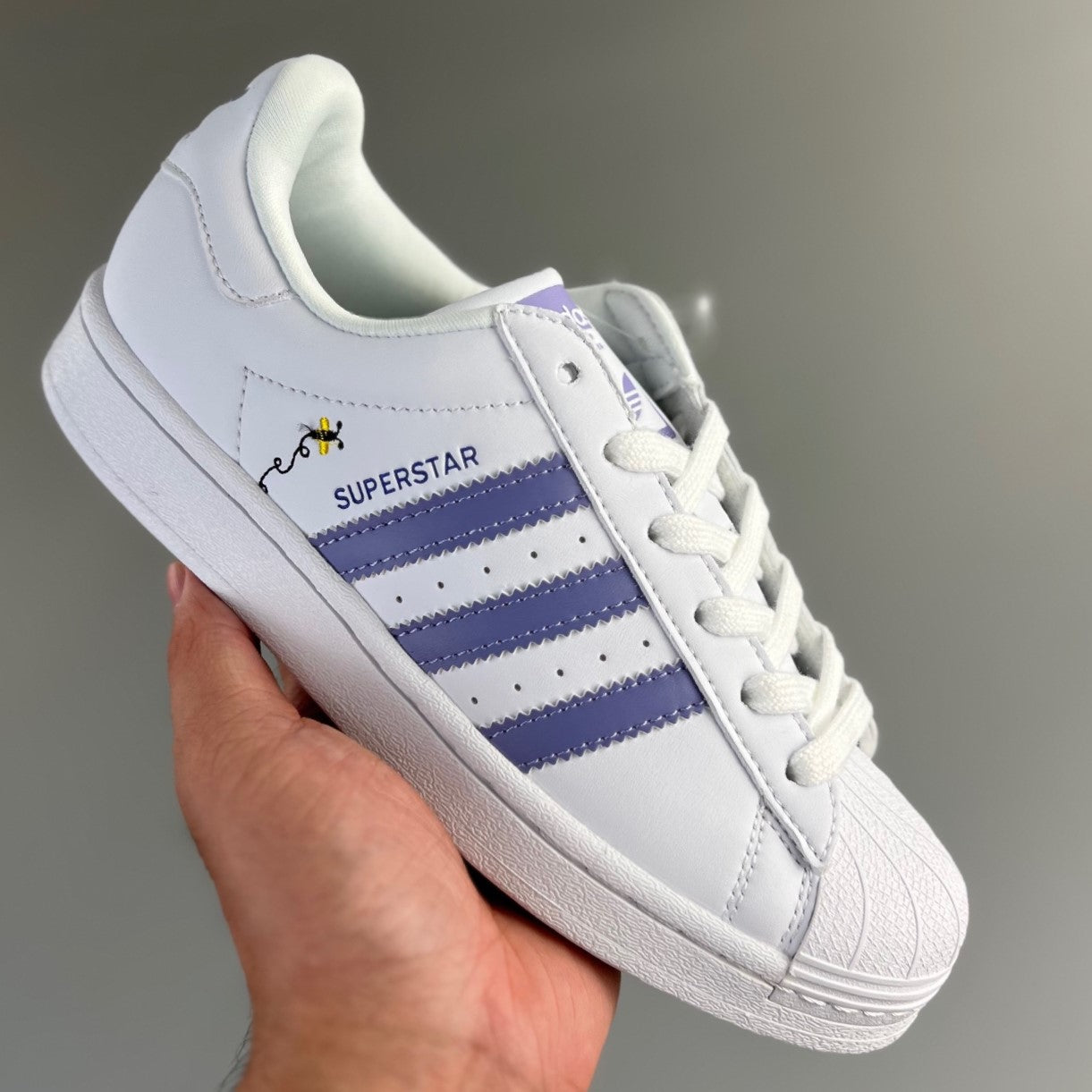 Adidas Originals Superstar | White/Purple HL361100816