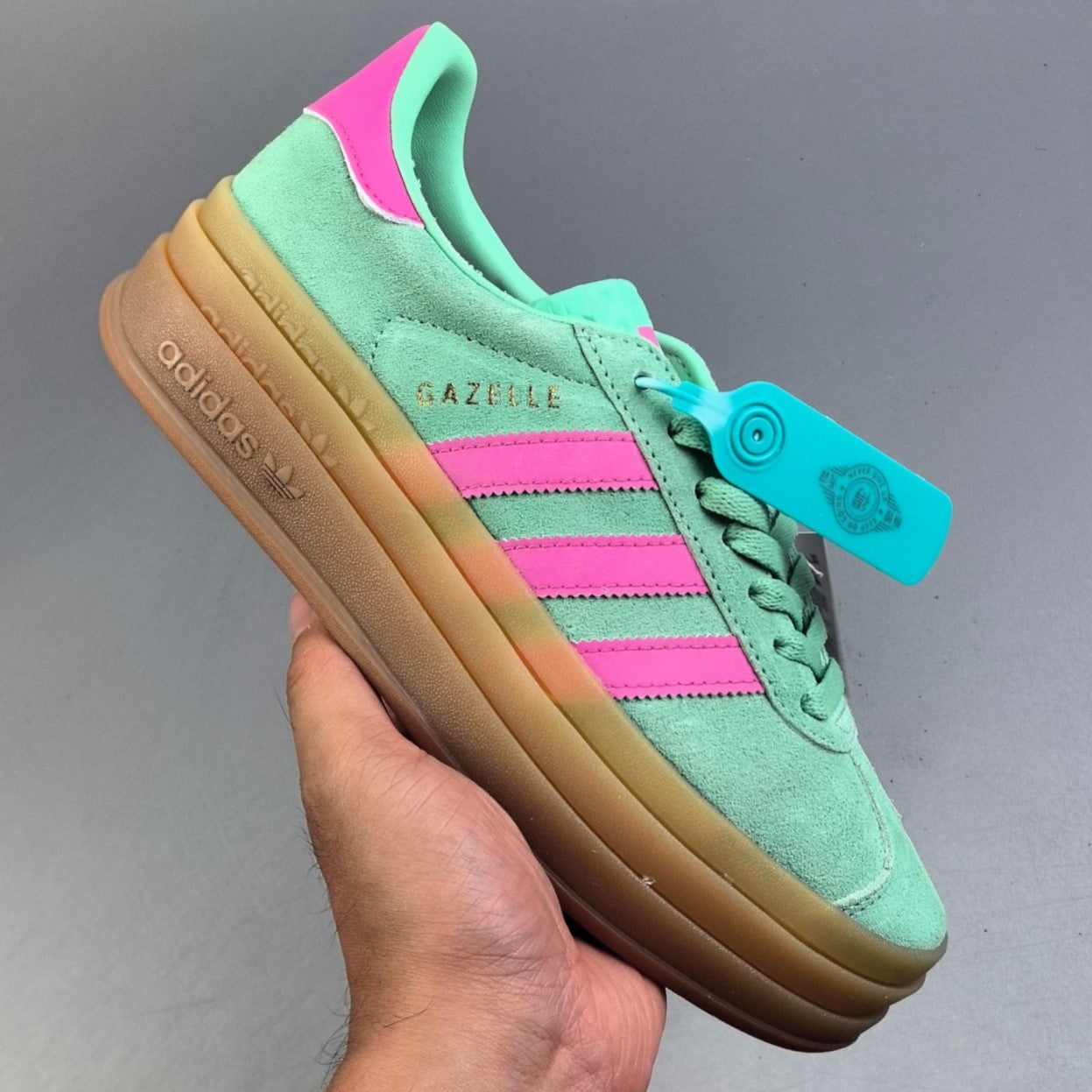 Adidas GAZELLE BOLD │Green/Pink HL261400520