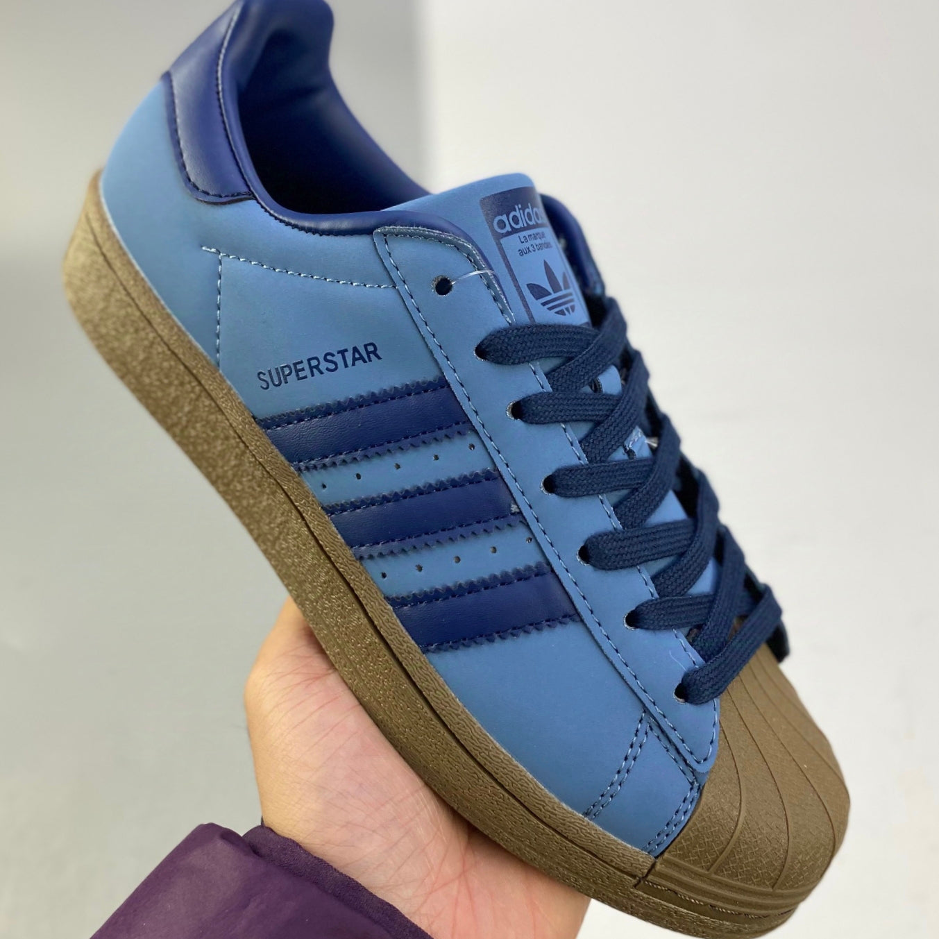 Adidas Originals Superstar | Blue/Brown 02CHLR12