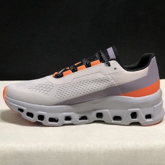 ON CLOUDMONSTER| Pearl White/Orange