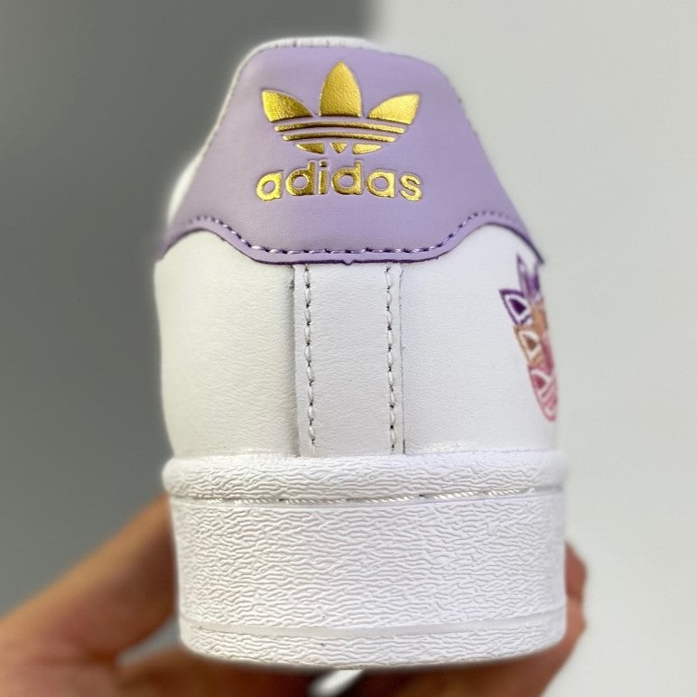 Adidas Originals Superstar │White/Purple 06HHLG12