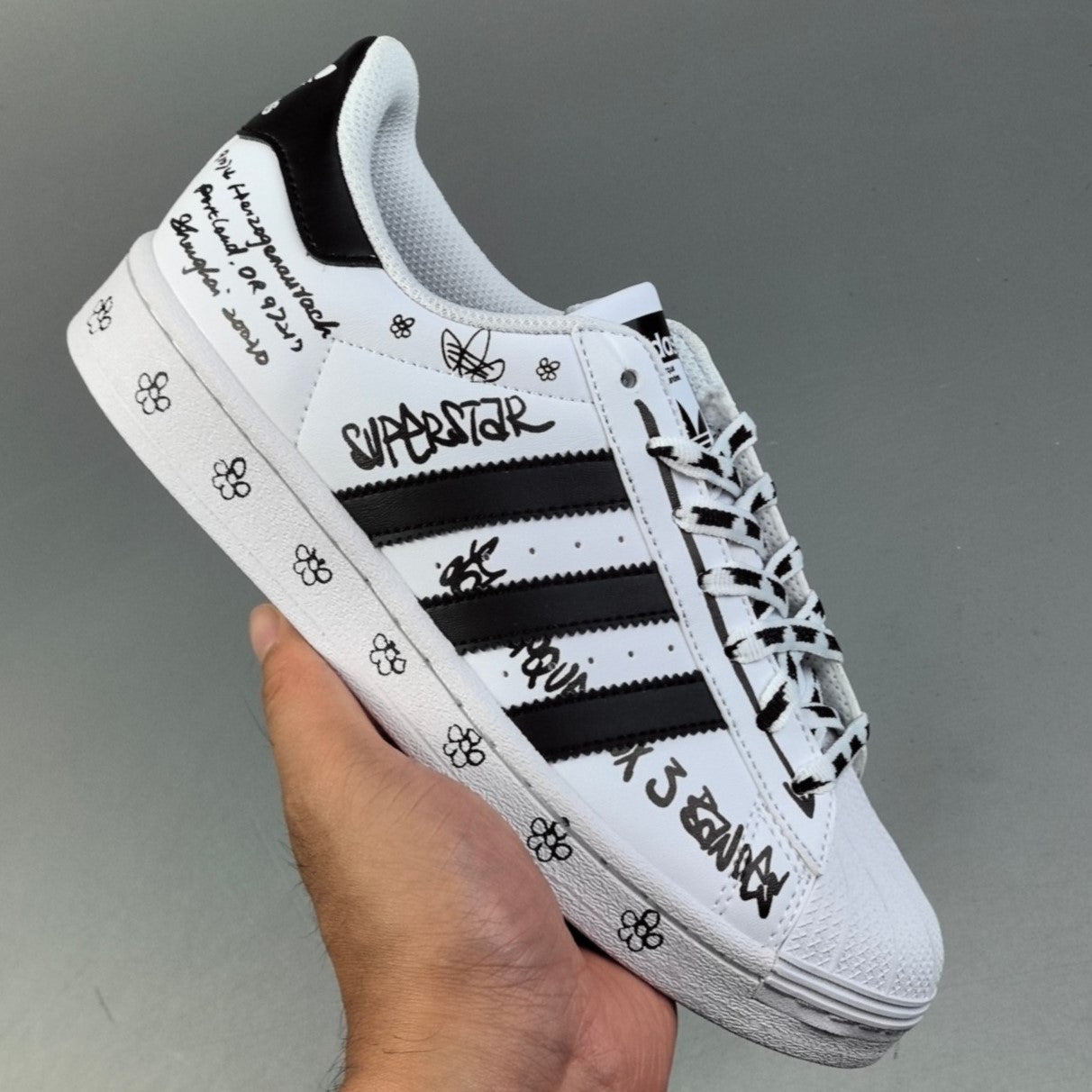 Adidas Originals Superstar Sharpie Pack | Graffiti White/Black HL151400521