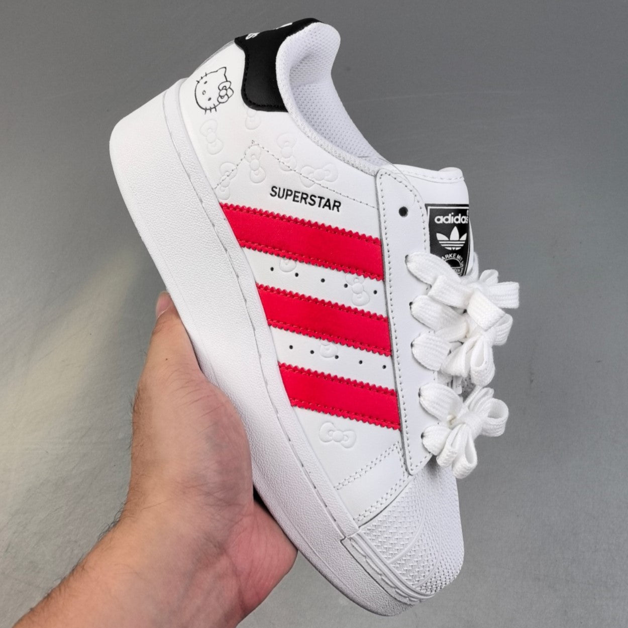 Adidas Originals Superstar XLG | Hello Kitty White black Red HL261401114