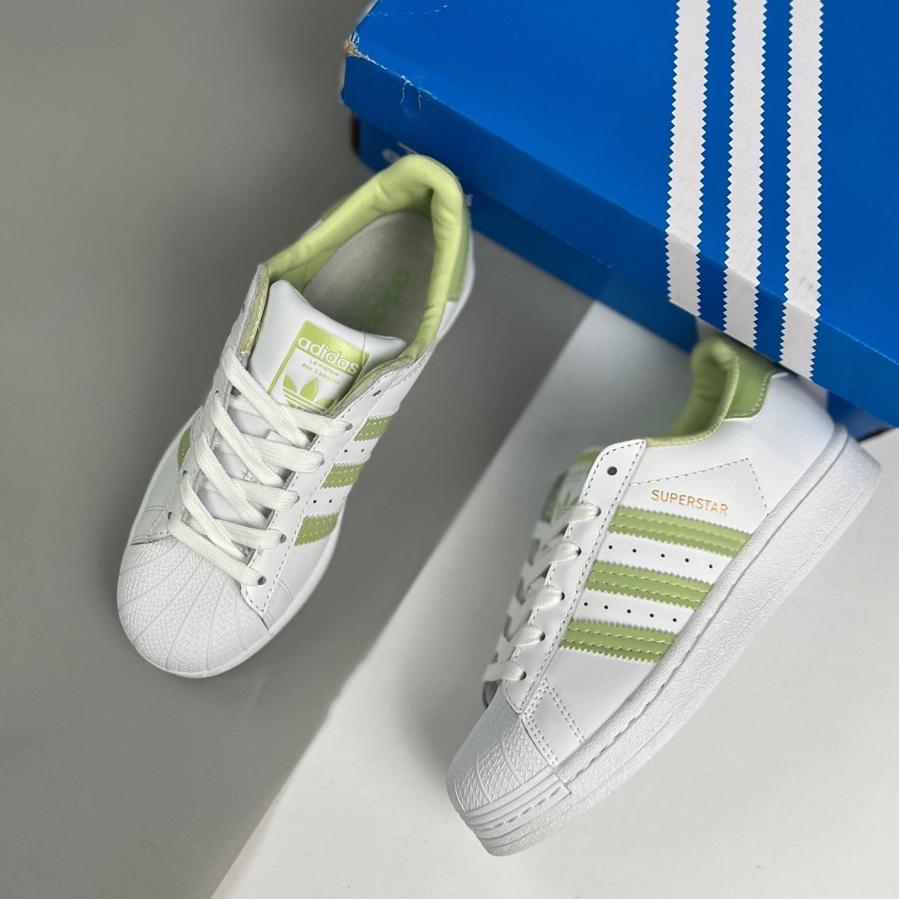 Adidas Originals  Superstar  | White/Green 01HHLM12