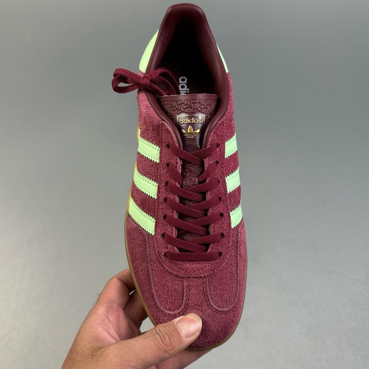 Adidas GAZELLE INDOOR │Red Semi Spark Green 07HHLL120602