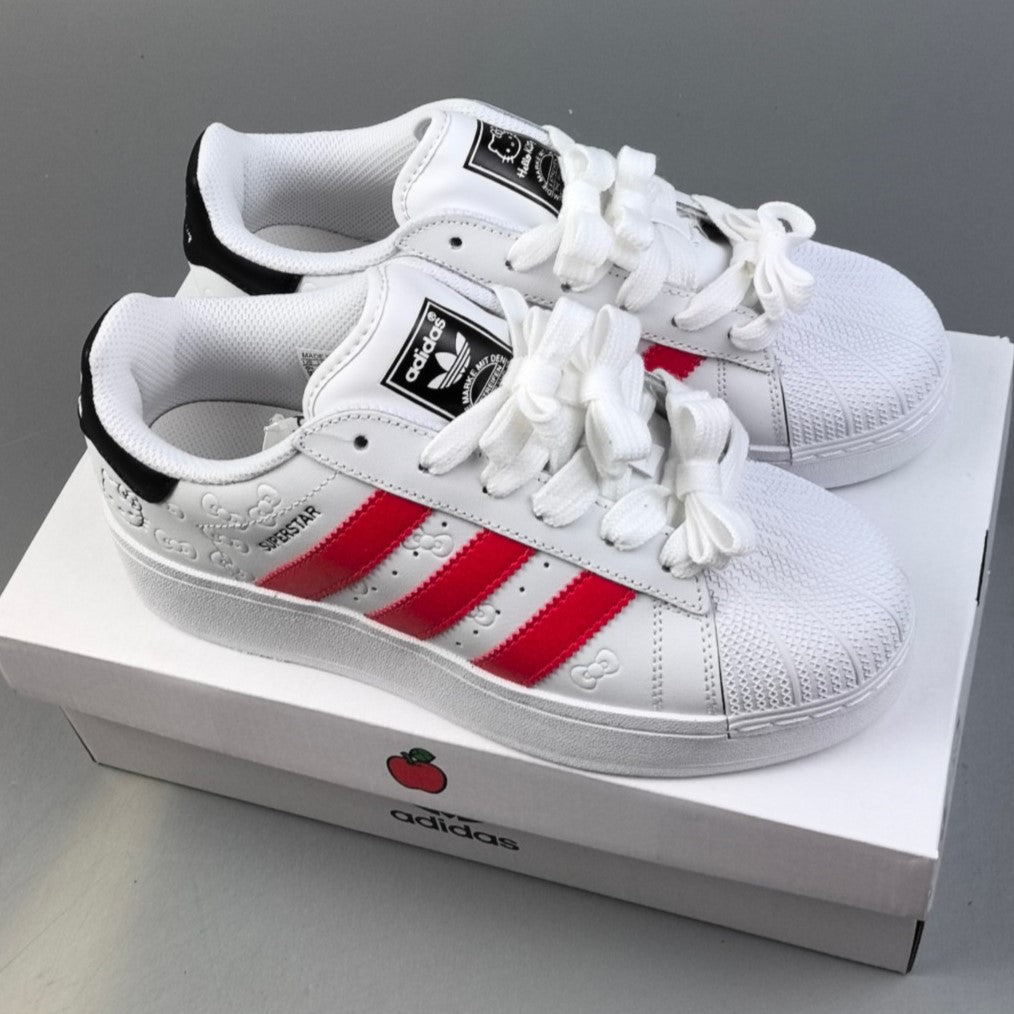 Adidas Originals Superstar XLG | Hello Kitty White black Red HL261401114