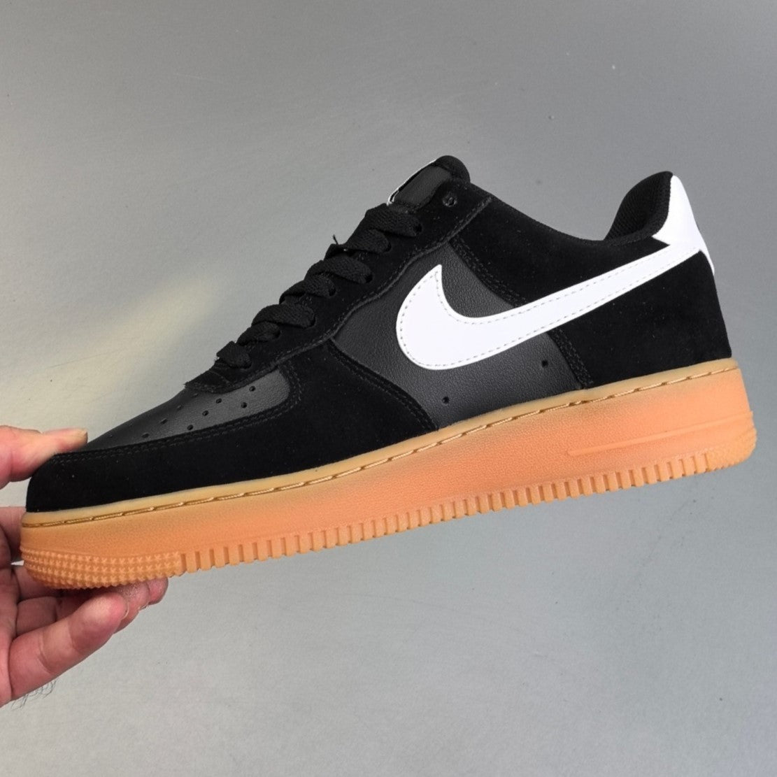 Nike AIR FORCE 1 | Black/White/Brown HL911601116