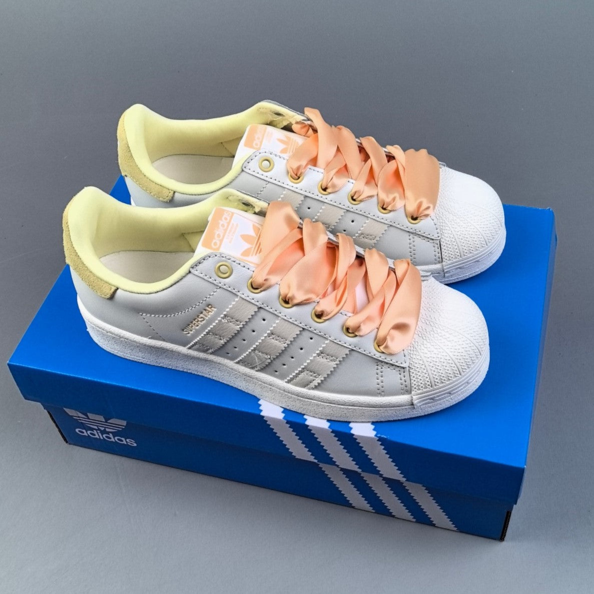 Adidas Originals Superstar  | White/Yellow/Orange  HL401400721