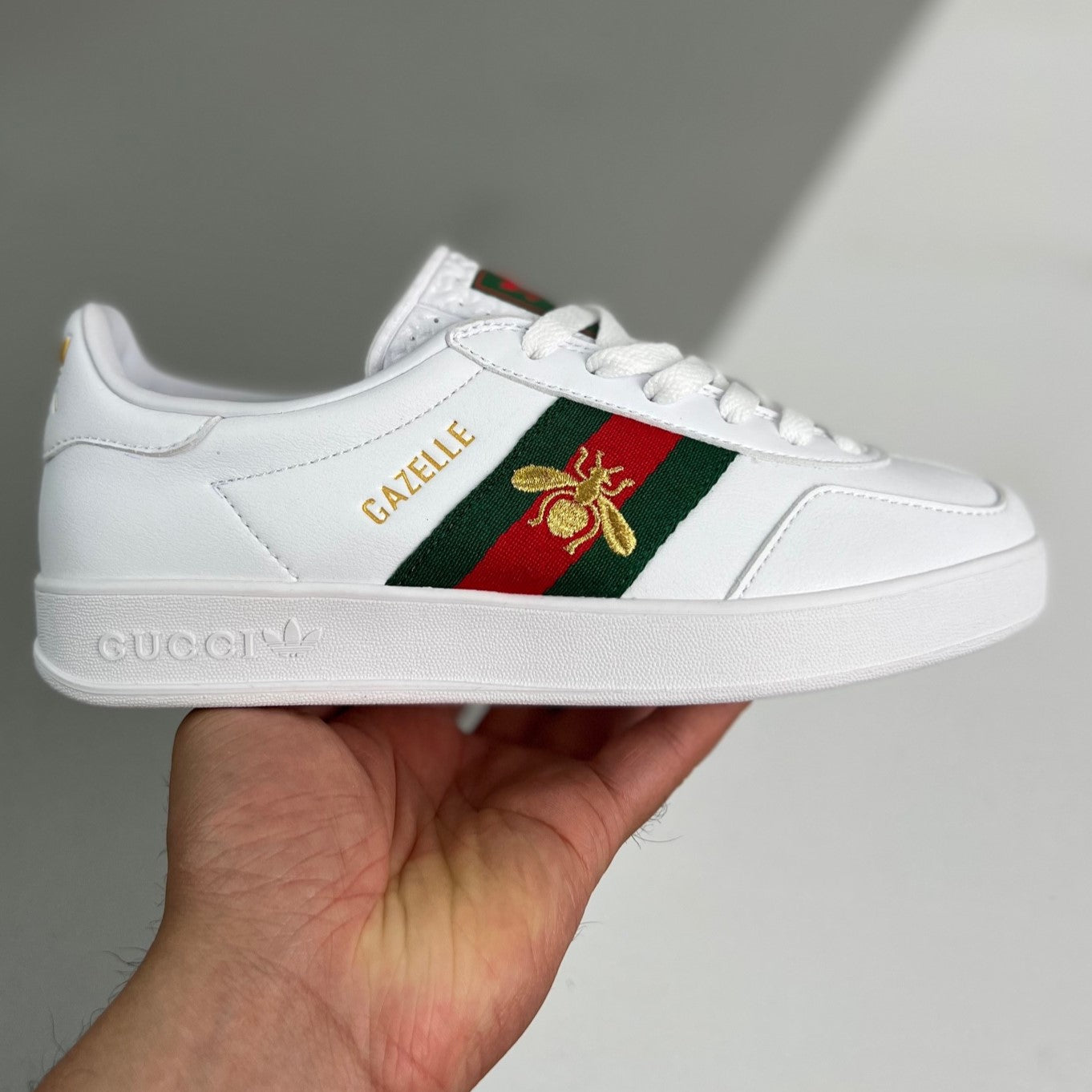 Adidas GAZELLE INDOOR │Gucci White 06H10086L12