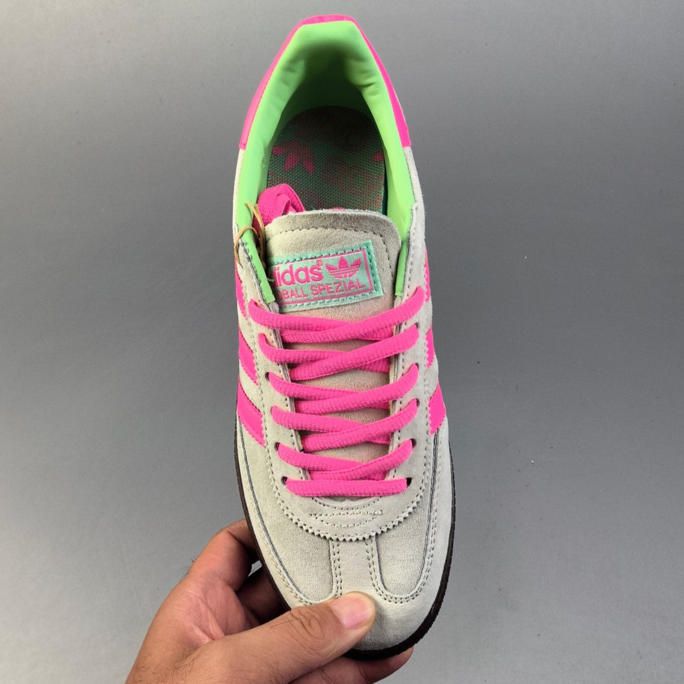 Adidas SAMBA |  Handball Spezial Semi Green Spark Lucid Pink HL261200524