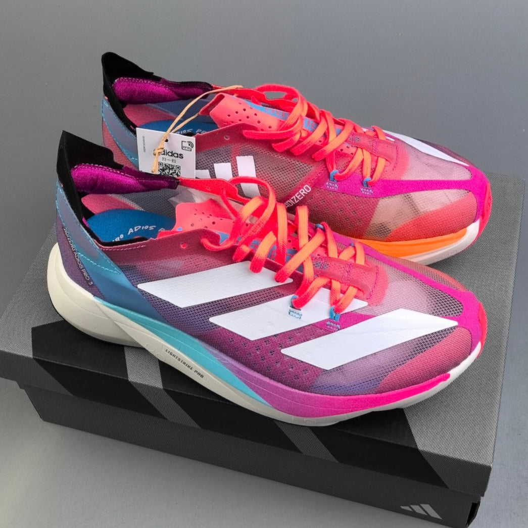 Adidas ADIZERO ADIOS PRO 3 | Signal Pink Cyan HLB91501021