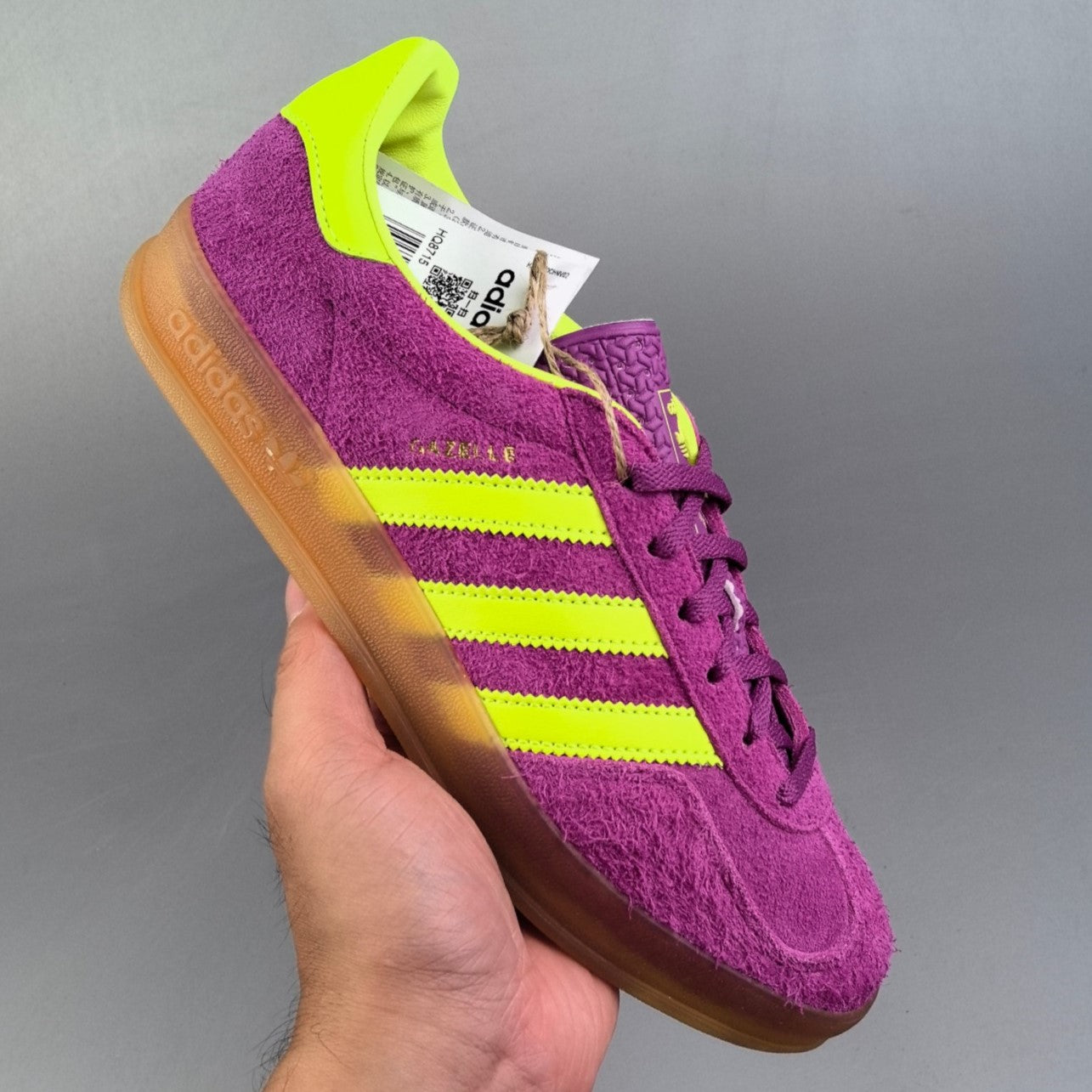 Adidas GAZELLE INDOOR │Purple/ Yellow HL031500714