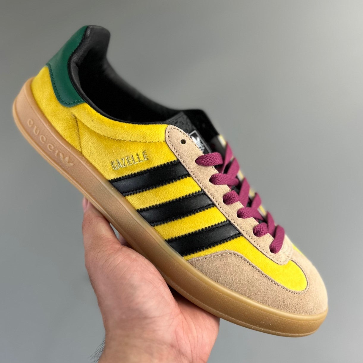 Adidas GAZELLE INDOOR │Gucci Gazelle YB HL871400812