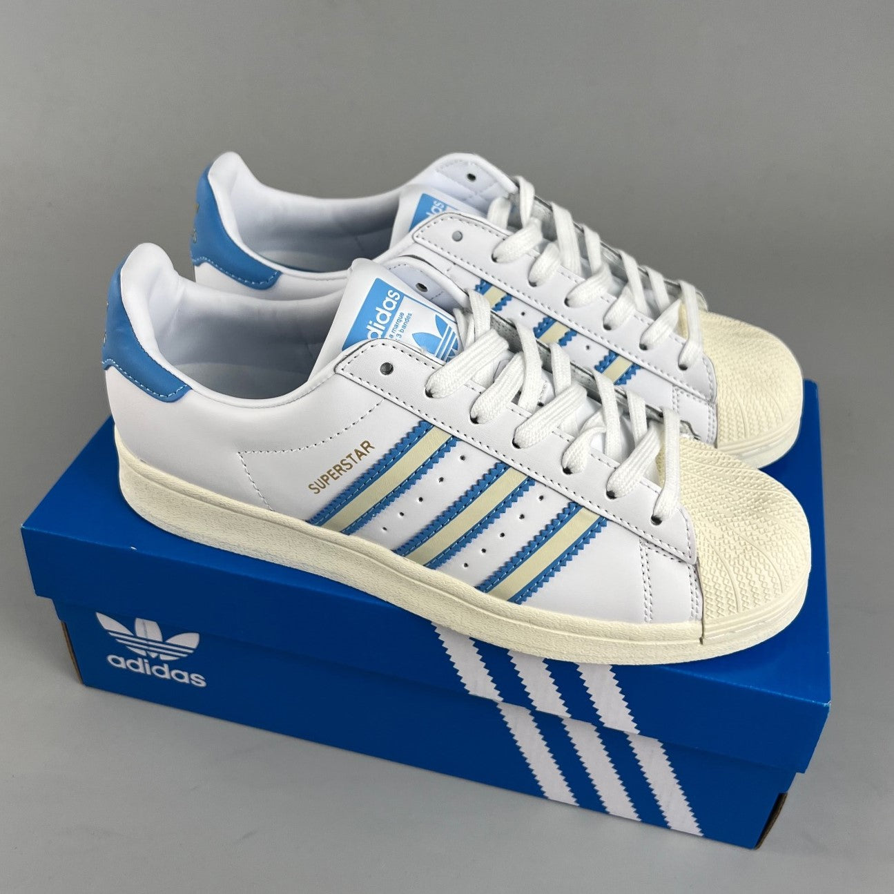 Adidas Originals  Superstar  | Beige/Blue HL051051213