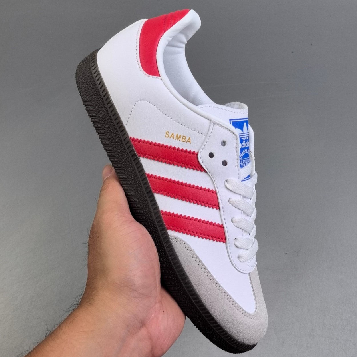 Adidas SAMBA OG | White/Red HL77750809