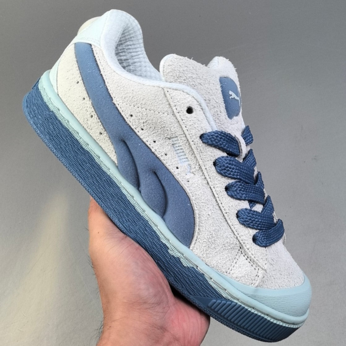 Puma Suede XL | White/Blue HL281301120