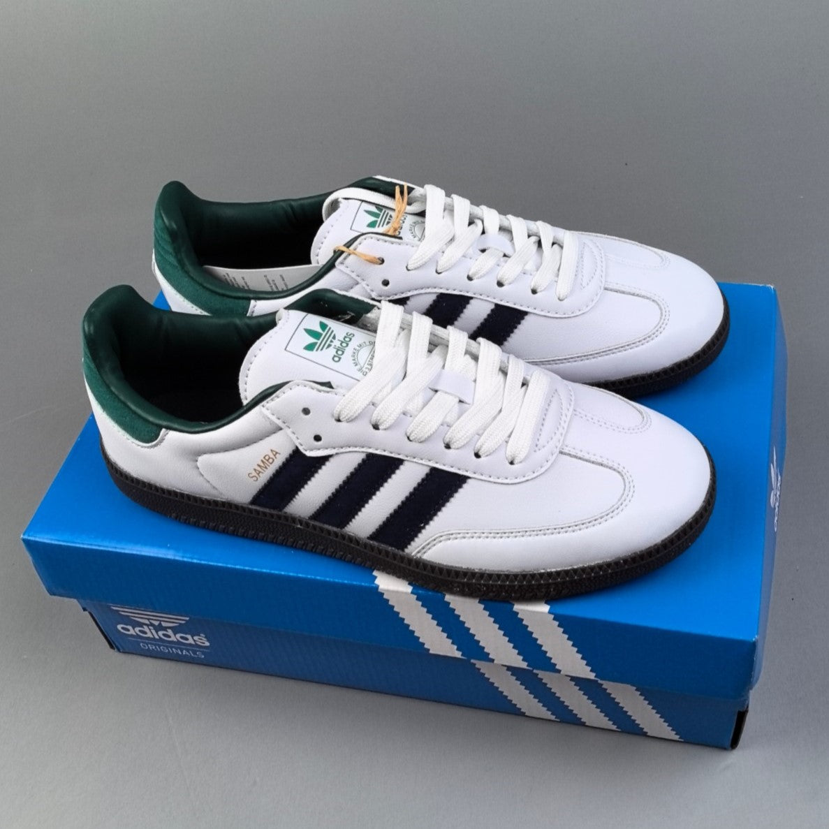 Adidas SAMBA OG | White Navy Collegiate Green HL13900728