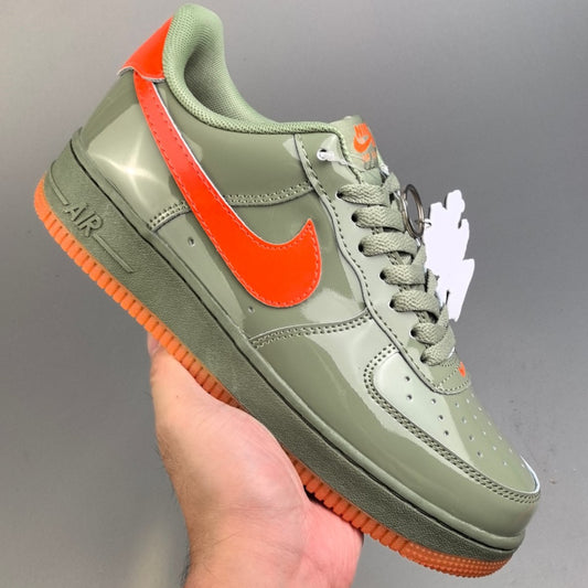 Nike AIR FORCE 1 |Oil Green Orange HL461201121