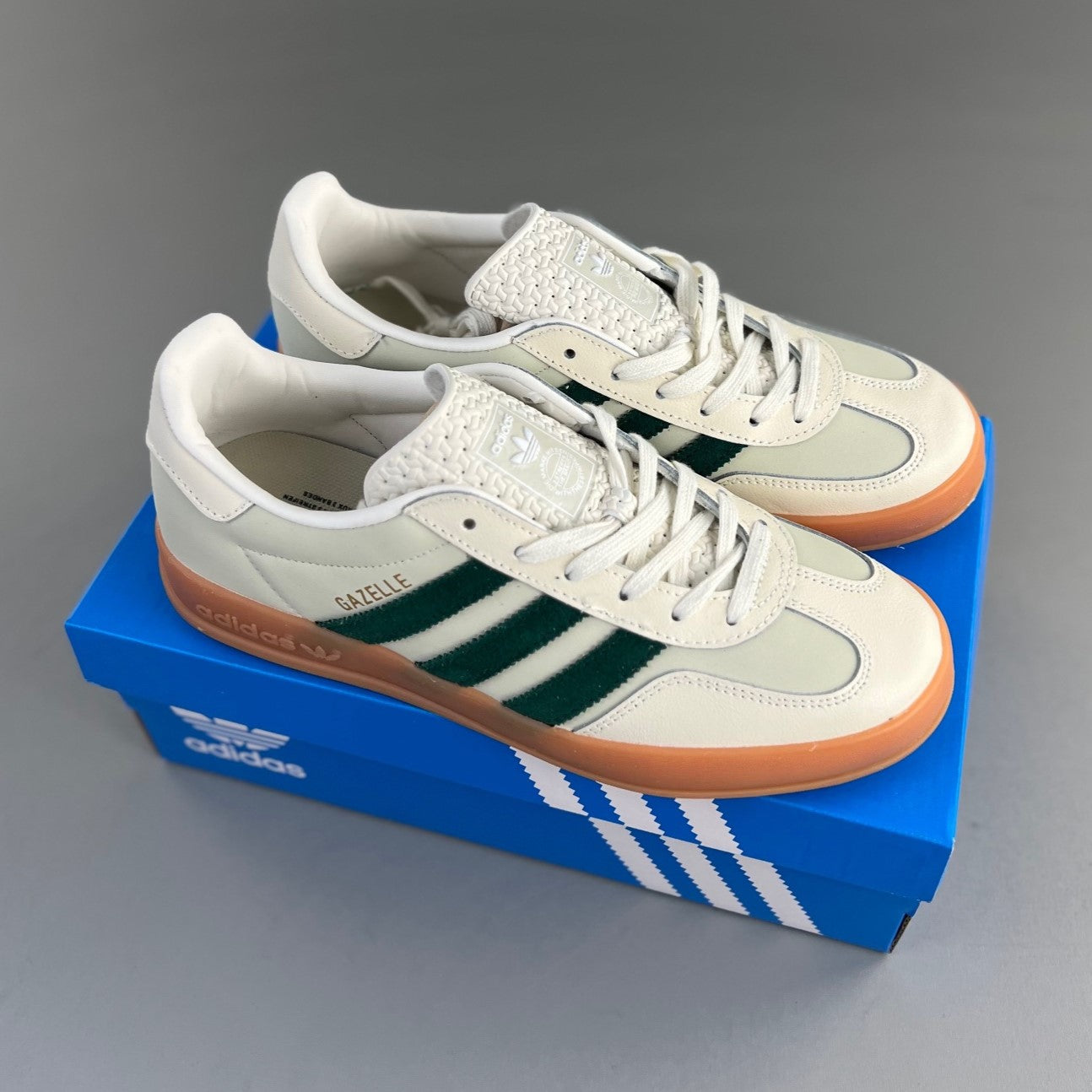 Adidas GAZELLE INDOOR │Green/White HL191300526