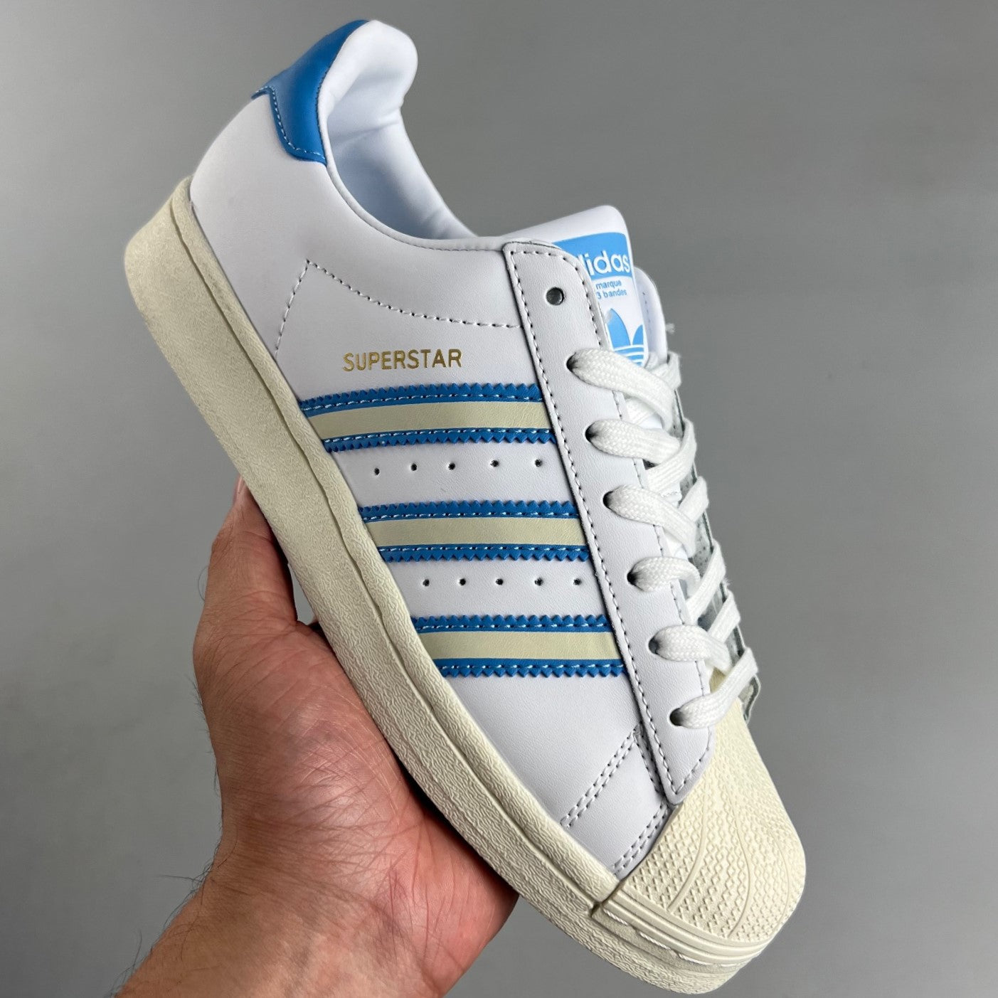 Adidas Originals  Superstar  | Beige/Blue HL051051213