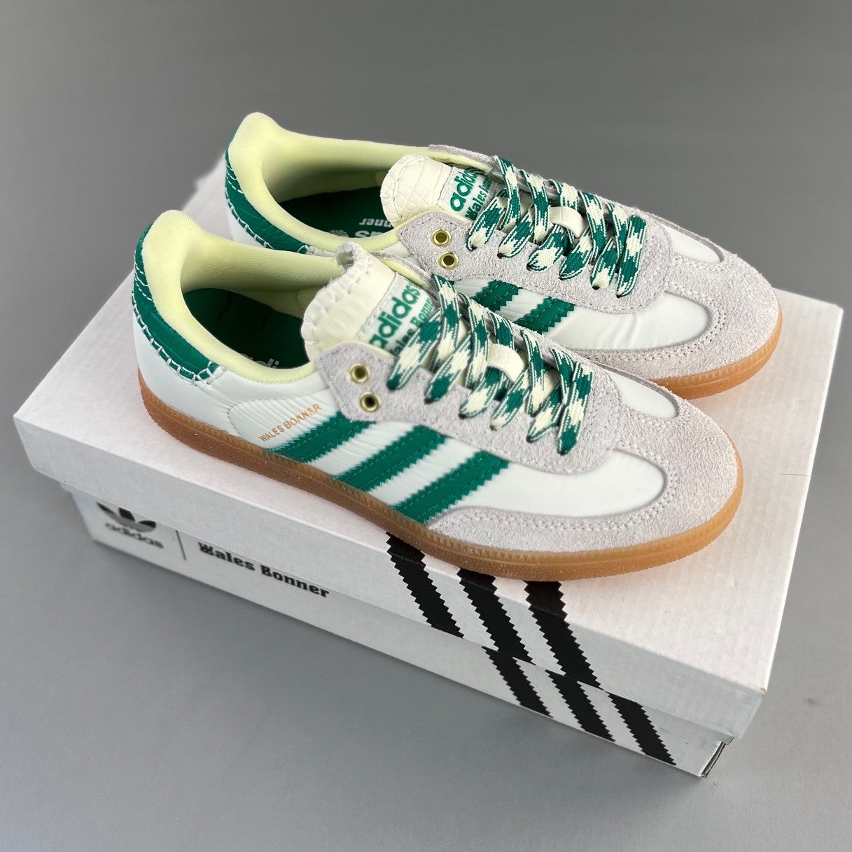 Adidas SAMBA WALES BONNER | Cream White Bold Green HL171000515