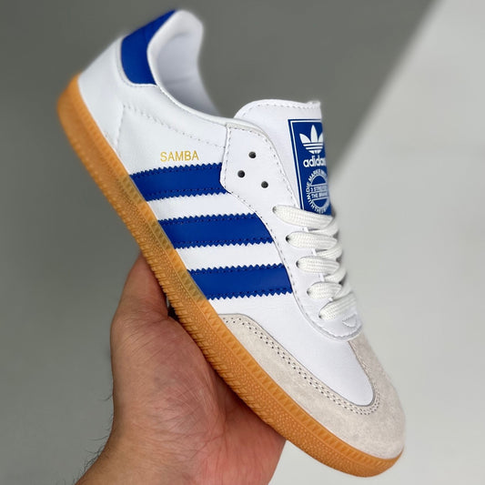 Adidas SAMBA OG | White/Blue 01CHLR12