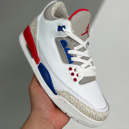 Air Jordan Retro 3  │White/Blue/Red 03XHLF14