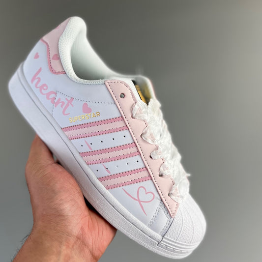 Adidas Originals  Superstar  | White/Pink  HL361100816