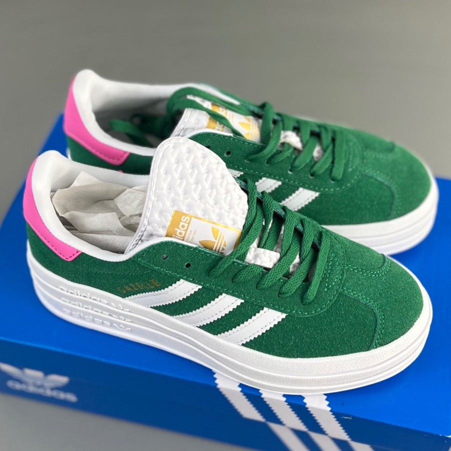 Adidas GAZELLE BOLD │Green Lucid Pink HL401400823