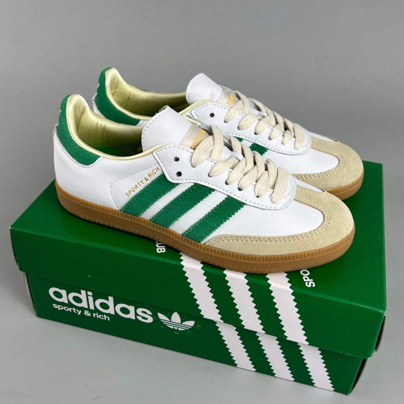 Adidas SAMBA SPORTY AND RICH | White/Green 05YHLG111208