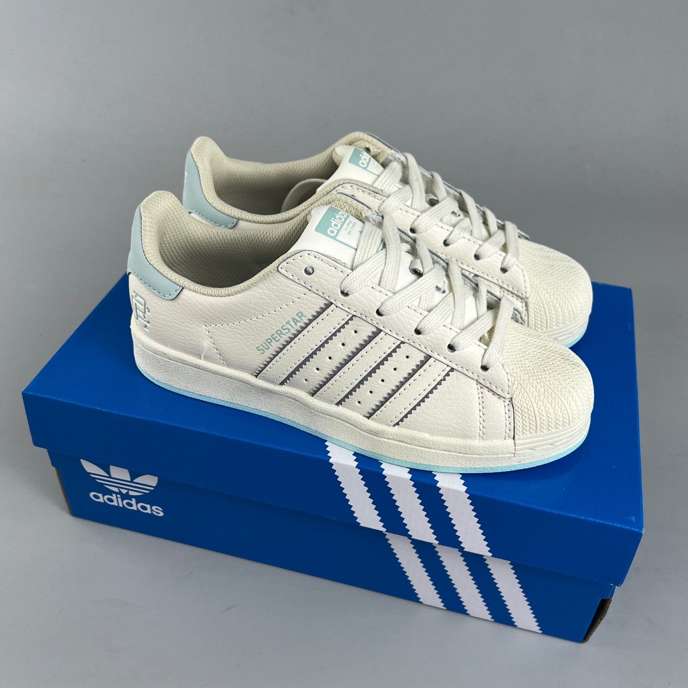 Adidas Originals  Superstar  | Beige/Sky Blue HL051051213