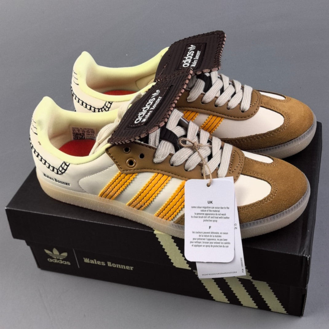 Adidas SAMBA WALES BONNER | Cream/Yellow/Brown HL111500521