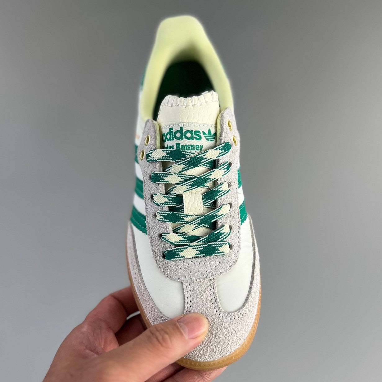 Adidas SAMBA WALES BONNER | Cream White Bold Green HL171000515