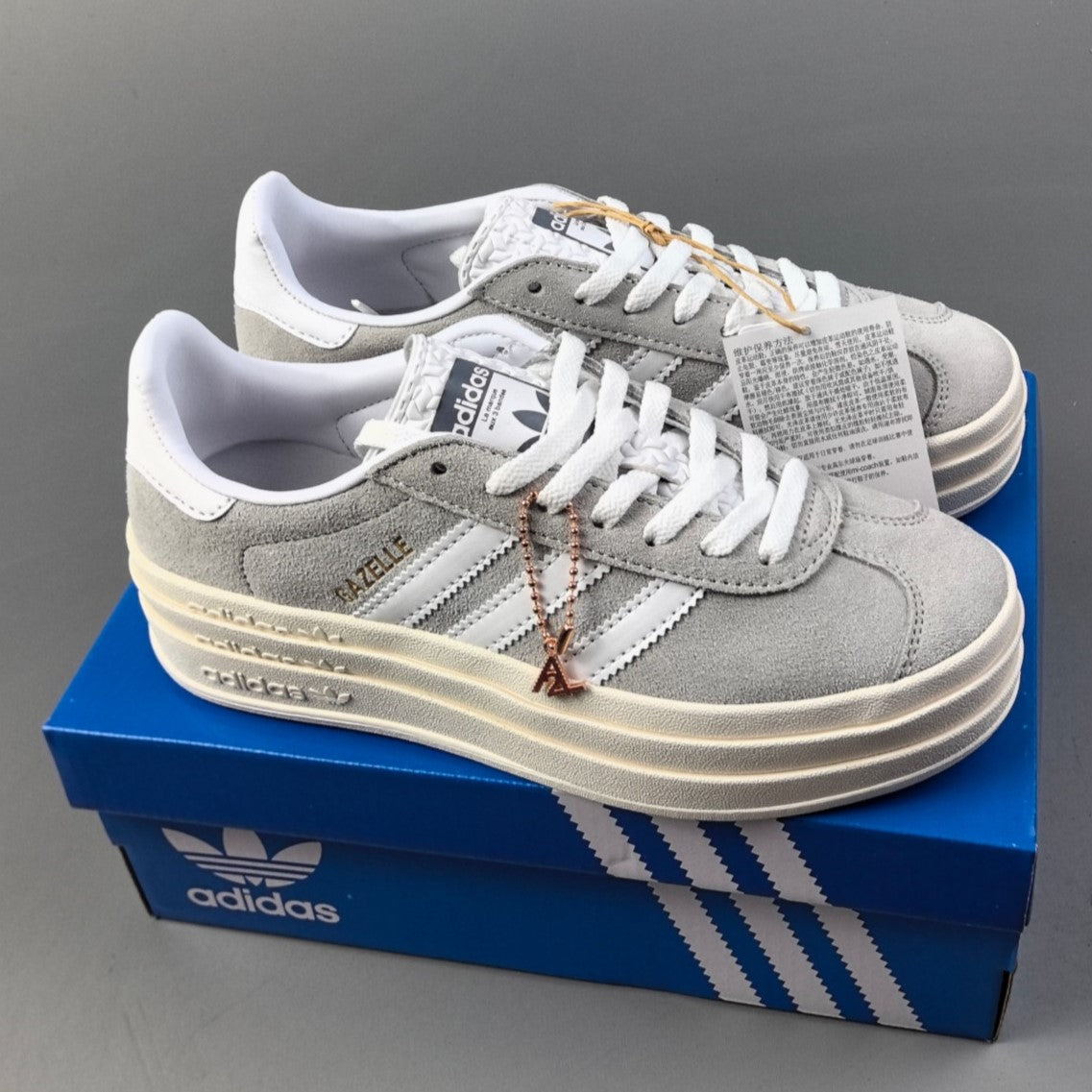 Adidas GAZELLE BOLD │Grey/White HL191200519