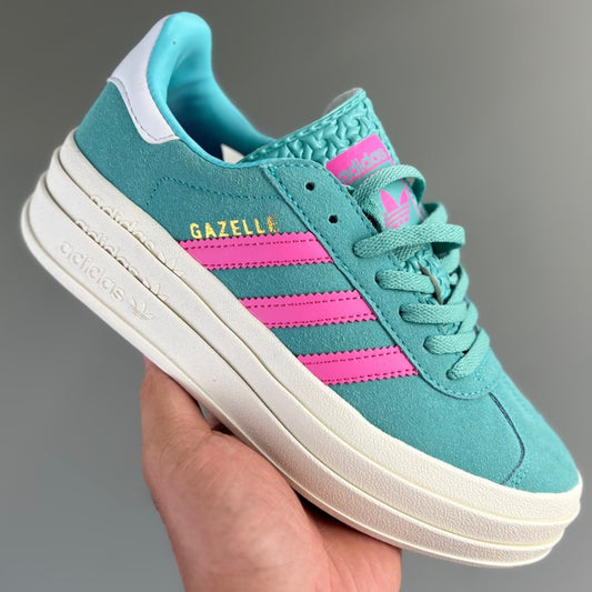 Adidas GAZELLE BOLD │Flash Aqua Lucid Pink HL401400823