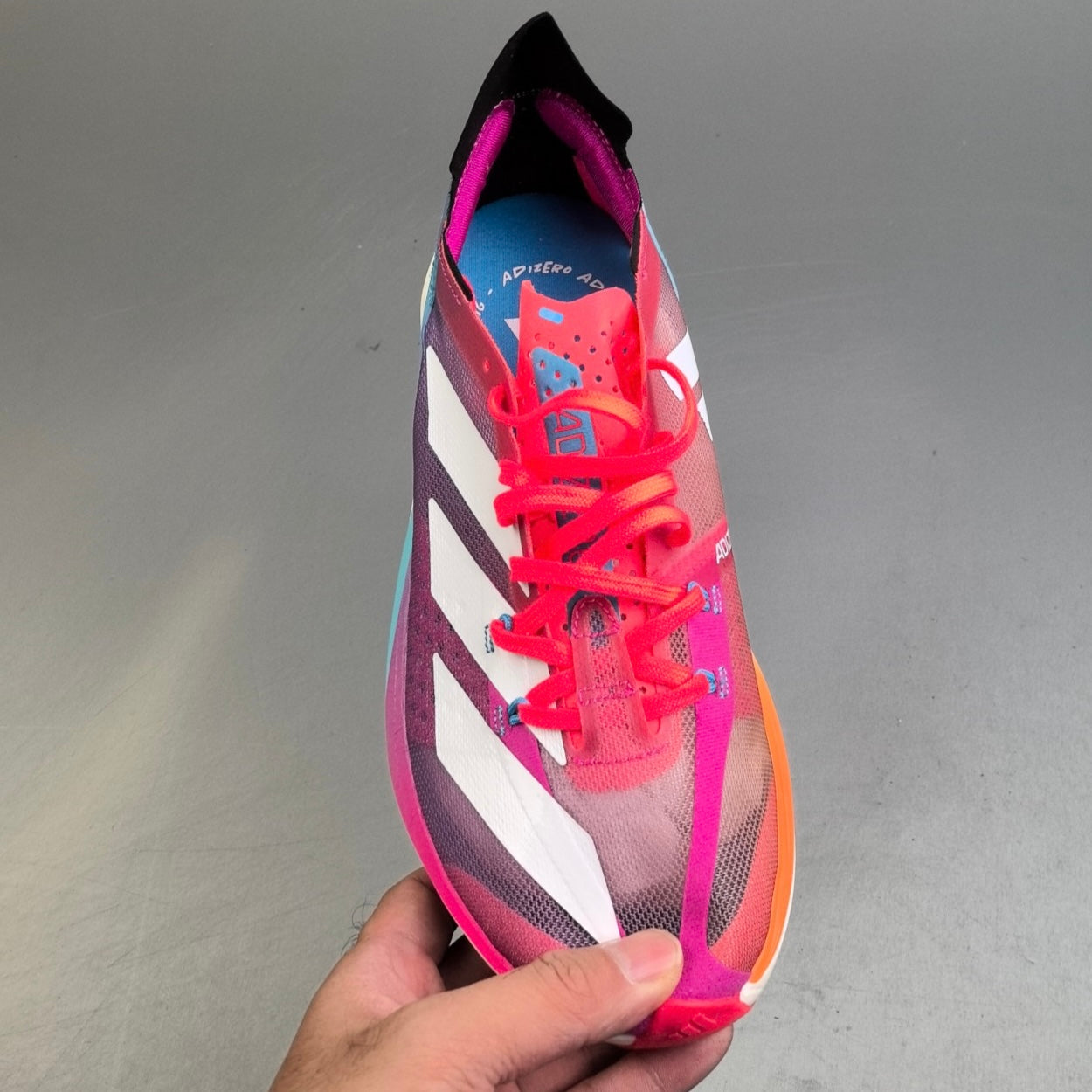 Adidas ADIZERO ADIOS PRO 3 | Signal Pink Cyan HLB91501021