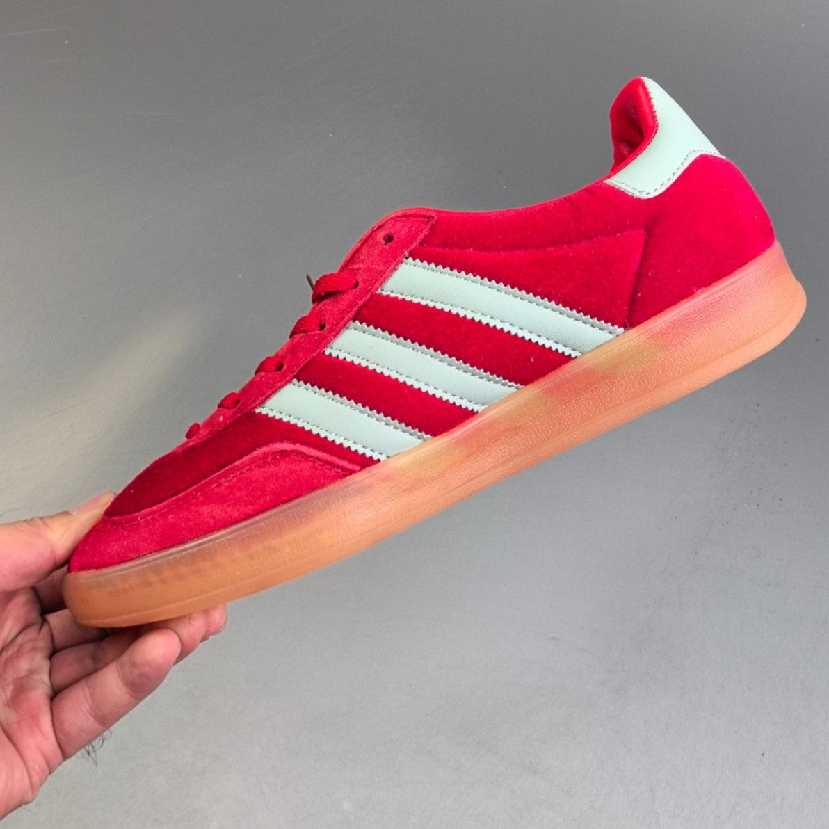 Adidas GAZELLE INDOOR │Rojo/Light Grey HL261201101