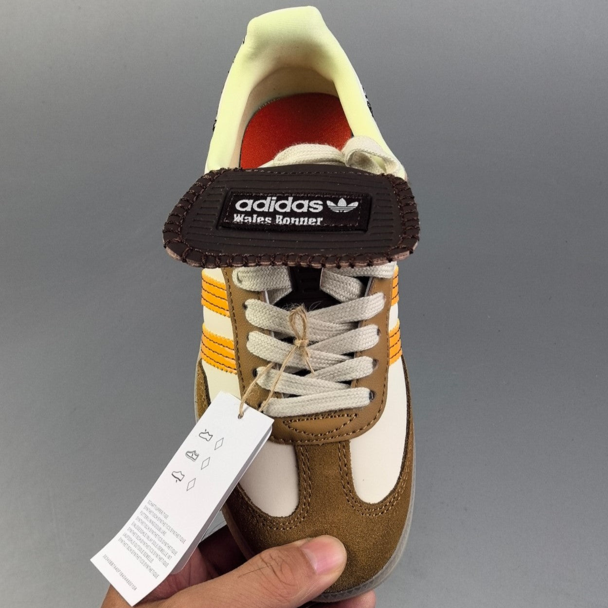 Adidas SAMBA WALES BONNER | Cream/Yellow/Brown HL111500521