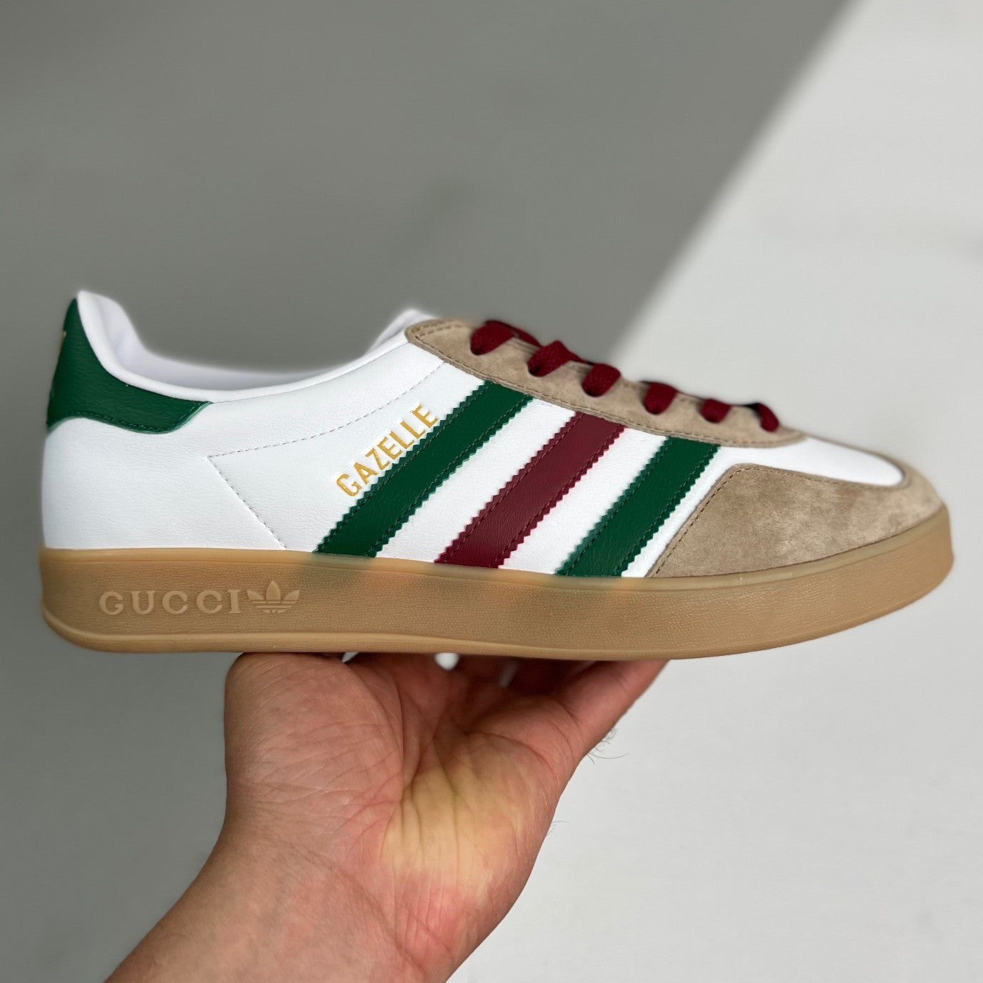 Adidas GAZELLE INDOOR │White/Green/Red 06H10086L12