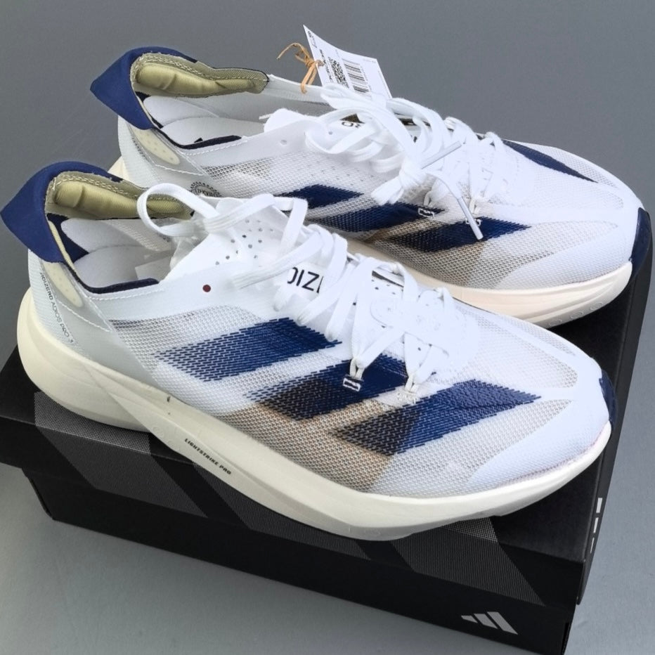 Adidas ADIZERO ADIOS PRO 3 | White Gold Blue Navy HL201501029