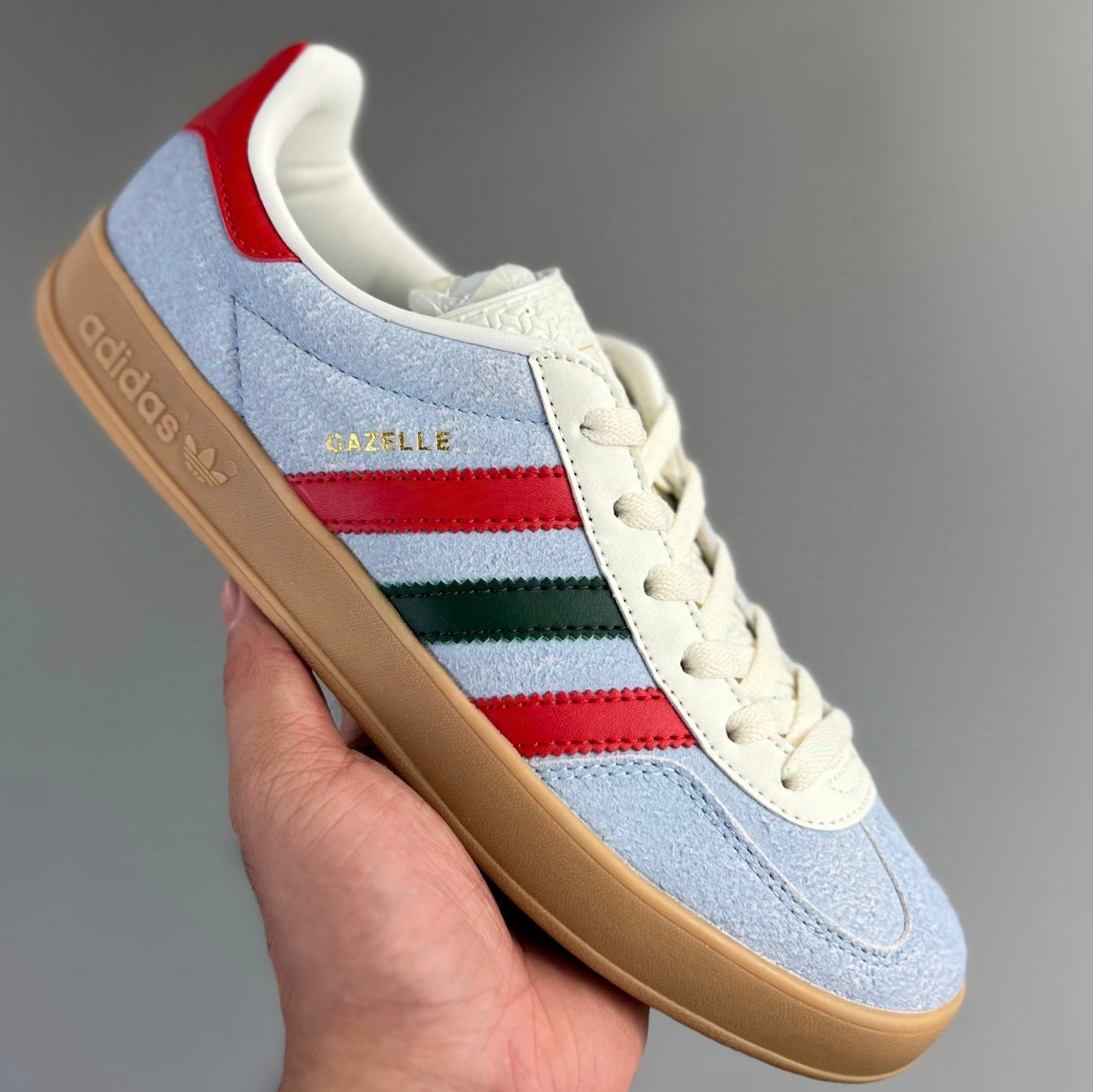 Adidas GAZELLE INDOOR │Sky Blue/Red 04HHLL120723