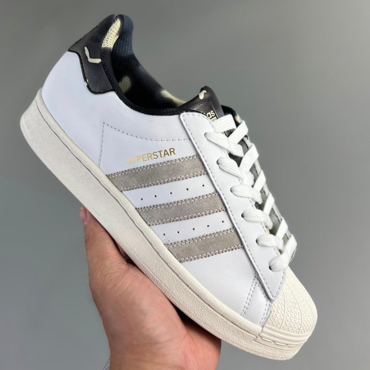 Adidas Originals Superstar | White/Grey/Black HL411200904