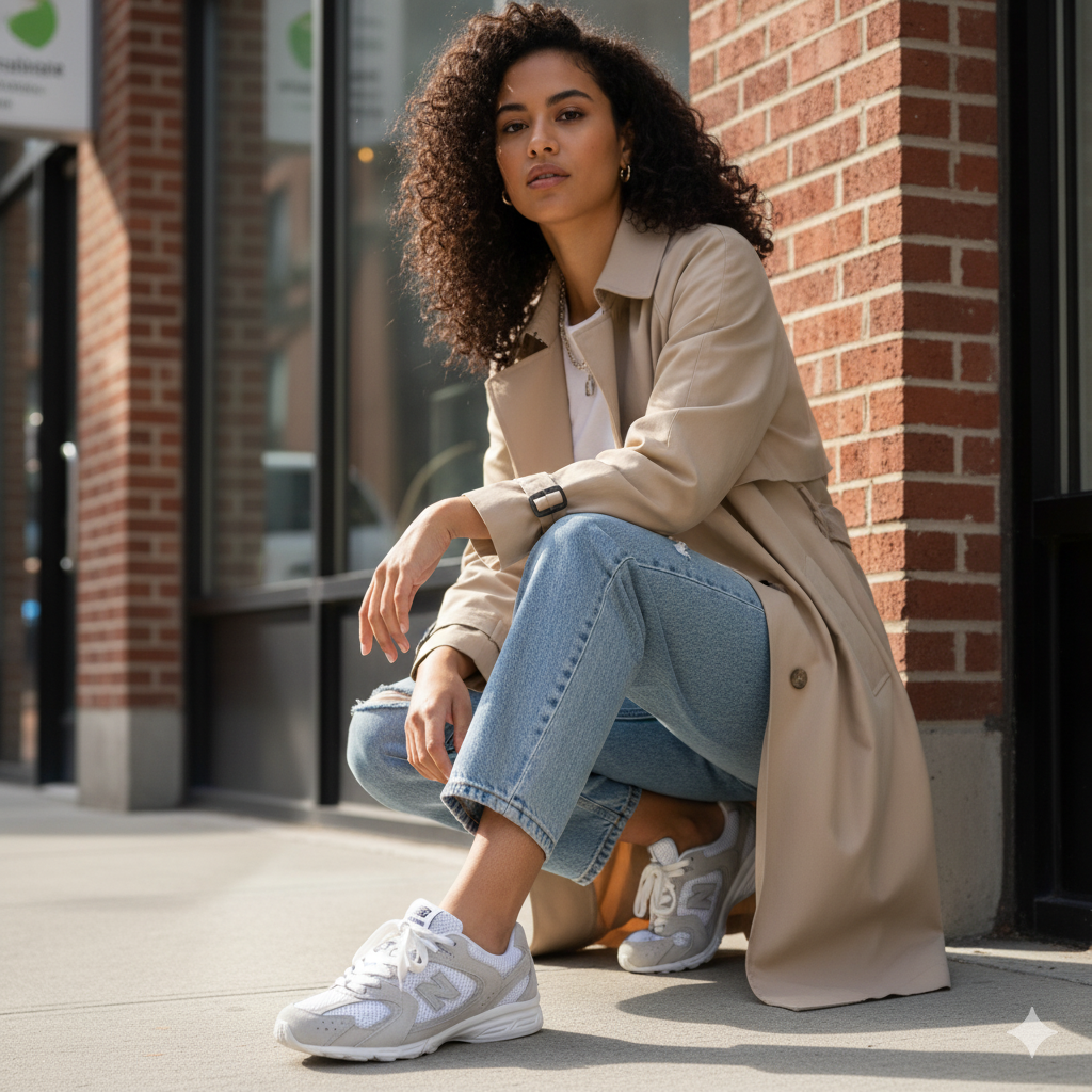 New Balance 530 | SL Suede And Mesh Sneakers White