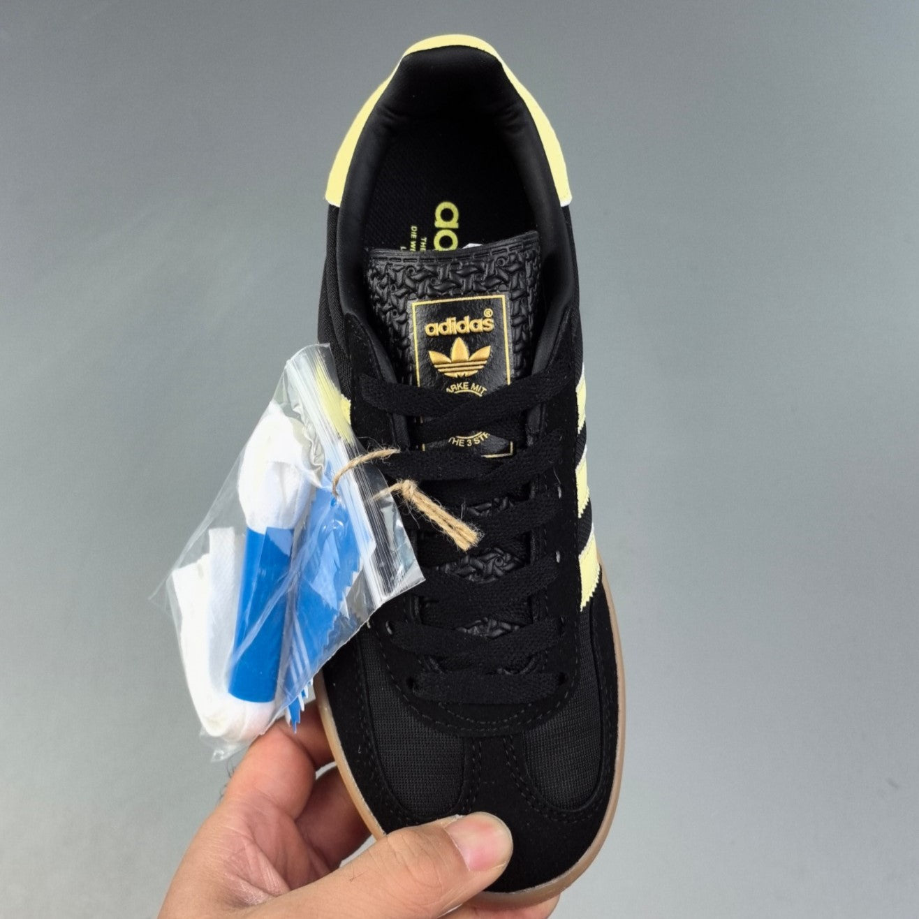 Adidas GAZELLE INDOOR | Black/Yellow 02HHLL1219