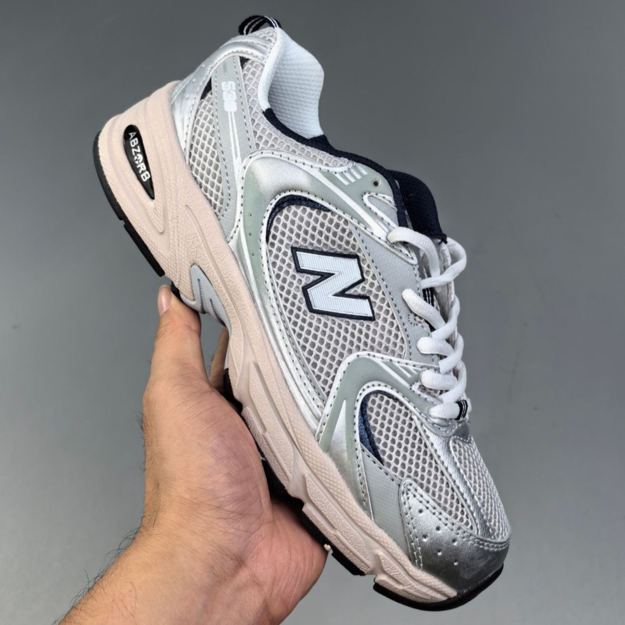 New Balance 530 | White Metallic Silver Black HL17951210