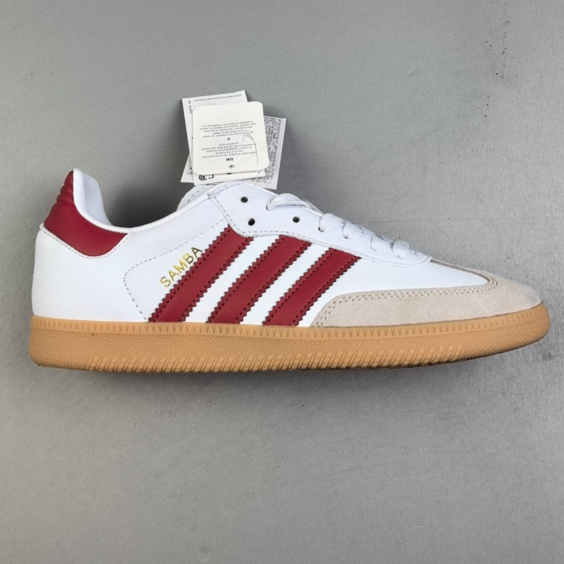 Adidas SAMBA OG | White Burgundy Gum HL281100524